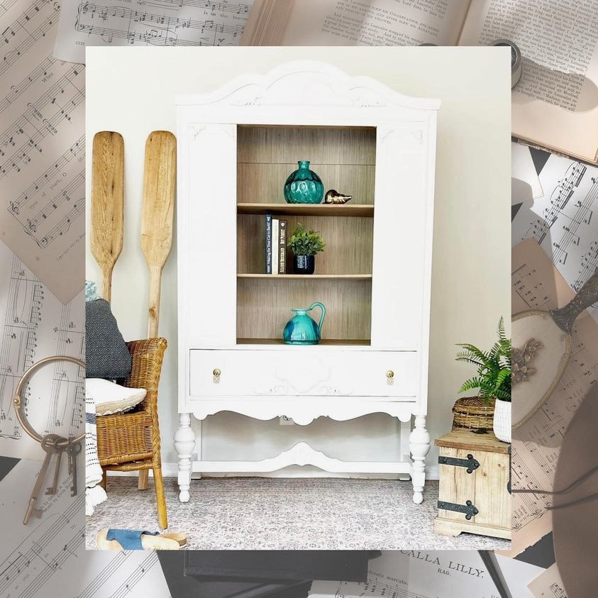 MÖBELFÄRG - Fusion Mineral Paint - Parchment - Photo Credit: @vintagesweetheartdesigns@vintagesweetheartdesigns