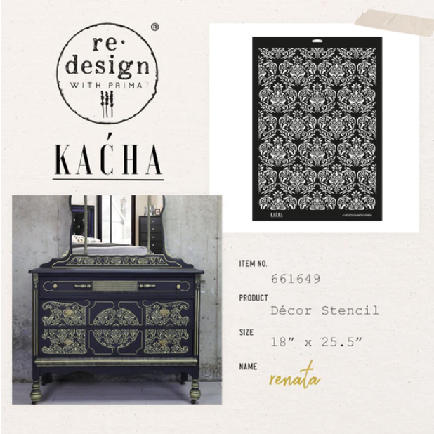 SCHABLON - Re Design Decor Stencil - Renata