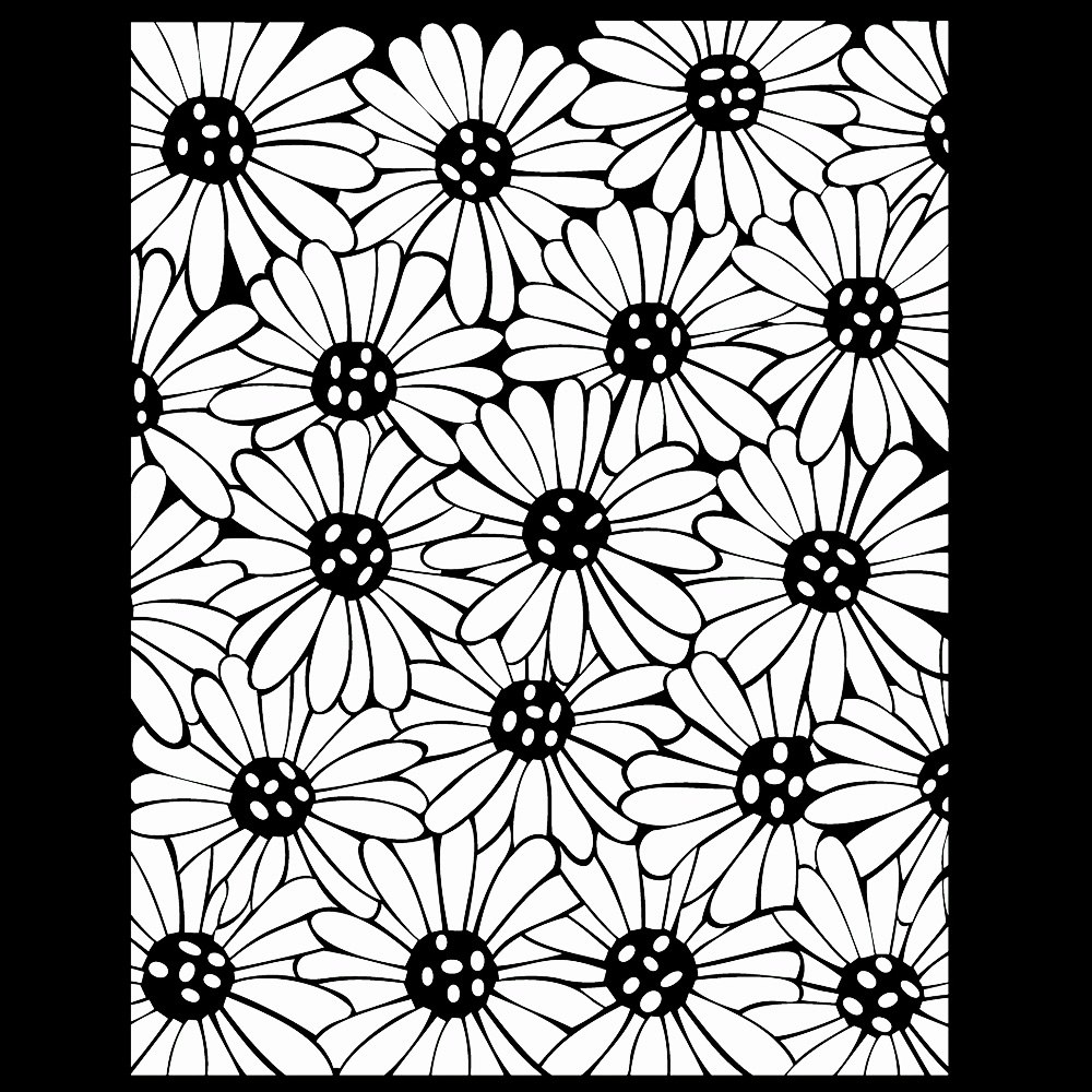 Re Design Decor Stencil - Schablon - Crazy Daisy