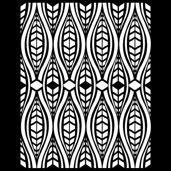 SCHABLON - Belles and Whistles Stencil - GEOMETRIC MODERNE
