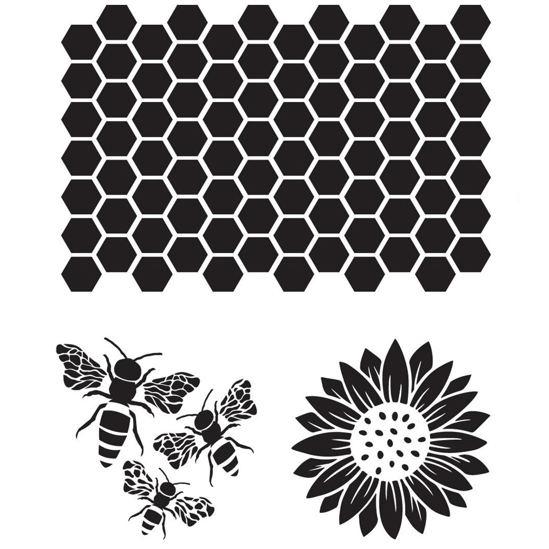 SCHABLON - Belles and Whistles Stencil - THE BEE'S KNEES