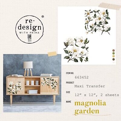 Transfermotiv - Re Design Décor Transfer - Magolia Gardenflora