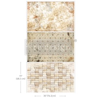 Re Design Tissue Paper PACK - Enchanted Romance - 3st Ark á 48x76cm