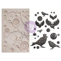 Finnabair - Imaginarum Mould - Silikonform - Clockwork Sparrows