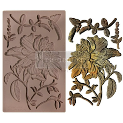 ReDesign Décor Moulds® - Silikonform - Cerulean Blooms (ca 13x20cm)