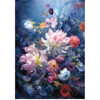 Re Design - A1 Decoupage Fiber Paper - Enchanted Garden 59x84cm