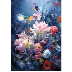 Re Design - A1 Decoupage Fiber Paper - Enchanted Garden 59x84cm