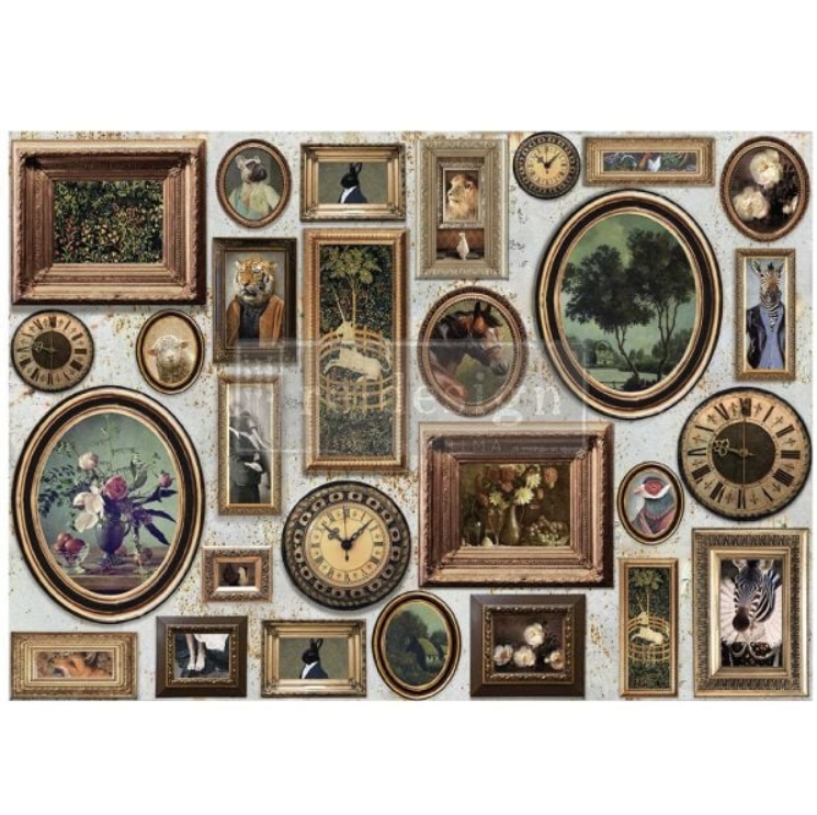 DECOPUPAGEPAPPER - A1 Decoupage Fiber Paper - Fancy Friends