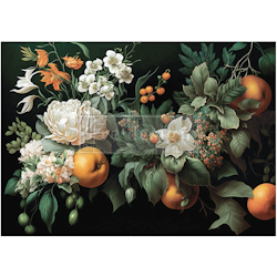 Re Design - A1 Decoupage Fiber Paper - Botanical Bliss 59x84cm