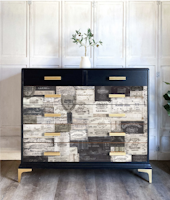 Re Design - A1 Decoupage Fiber Paper - Antique Labels 59x84cm