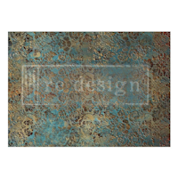 Re Design - A1 Decoupage Fiber Paper - Aged Patina 59x84cm