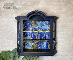 Re Design - A1 Decoupage Fiber Paper - Enchanting Iris 59x84cm
