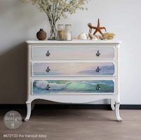 Re Design - A1 Decoupage Fiber Paper -Tranquil Tides 59x84cm