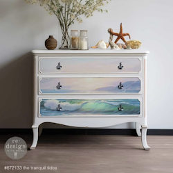 Re Design - A1 Decoupage Fiber Paper -Tranquil Tides 59x84cm