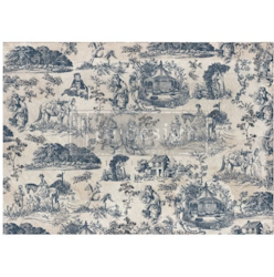 Re Design - A1 Decoupage Fiber Paper -Toile de Jouy 59x84cm