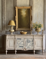 Re Design - A1 Decoupage Fiber Paper -Toile de Jouy 59x84cm