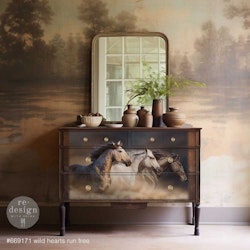 Re Design - A1 Decoupage Fiber Paper - Wild Hearts Run Free 59x84cm