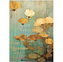 Re Design - A1 Decoupage Fiber Paper - Eternal Lotus 59x84cm