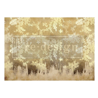 Re Design - A1 Decoupage Fiber Paper - Gilded Lace 59x84cm