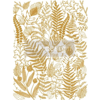 Re Design Décor Transfers® - Kacha - Foliage Finesse (gold) ca 46x61 cm