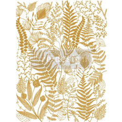 Re Design Décor Transfers® - Kacha - Foliage Finesse (gold) ca 46x61 cm