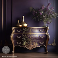 Re Design Décor Transfers® - Kasha - Manor Swirls (gold) ca 46x61 cm