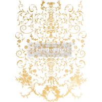 Re Design Décor Transfers® - Kasha - Manor Swirls (gold) ca 46x61 cm