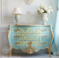 Re Design Décor Transfers® - Kasha - House of Damask (gold) ca 46x61 cm
