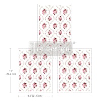 Re Design Décor Transfers® - Blush Bouquet - A4 (3-pack)