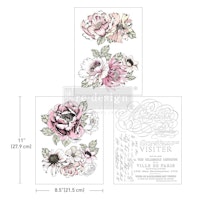 Re Design Décor Transfers® - Desert Rose - A4 (3-pack)