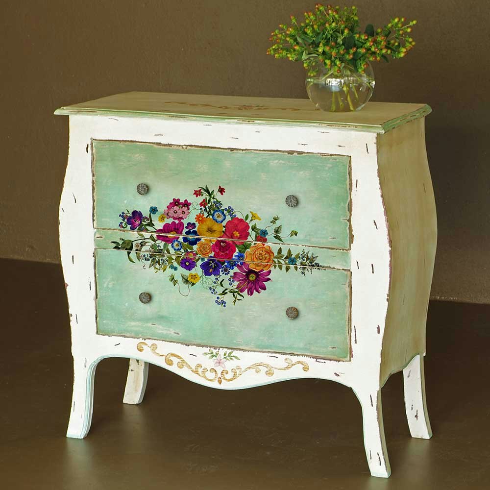 TRANSFERMOTIV - Re Design Décor Transfer - Floral Kiss - A4 (3-pack)