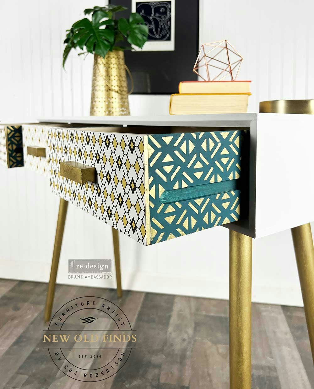 TRANSFERMOTIV - Re Design Décor Transfer - Moroccan Diamonds (3-pack)