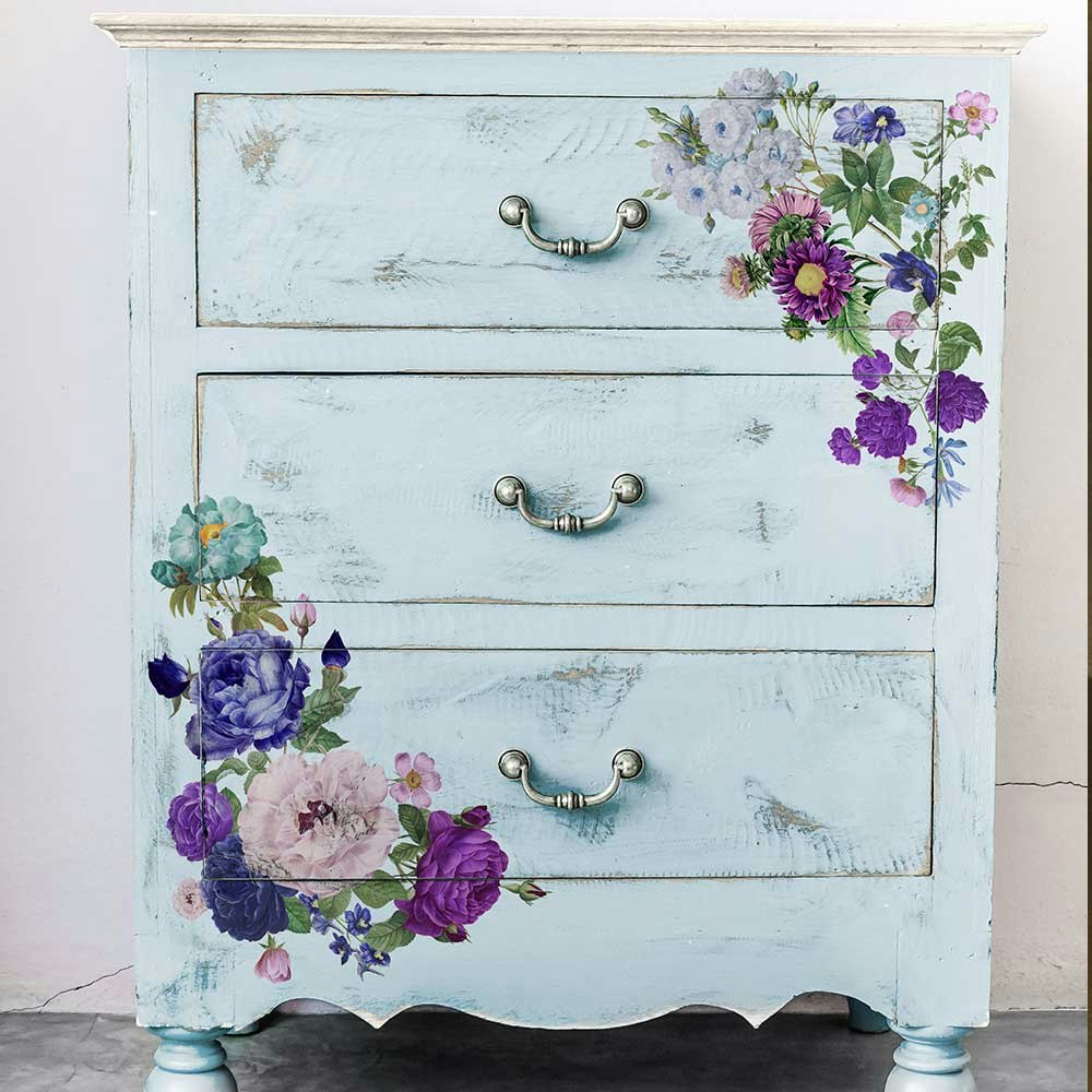 TRANSFERMOTIV - Re Design Décor Transfer - Opulent Florals (3-pack)