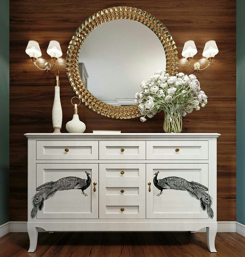 TRANSFERMOTIV - Re Design Décor Transfer - Regal Peacock (3-pack)