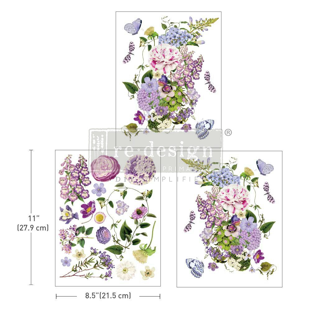 TRANSFERMOTIV - Re Design Décor Transfer - Wild Amorous (3-pack)