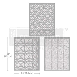 Re Design Décor Transfers®- Woven with Love - A4 (3-pack)