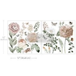 Re Design Décor MAXI Transfers®- An Afternoon in The Garden - ca 30x30cm (2-pack)