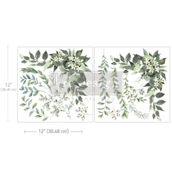 Re Design Décor MAXI Transfers®- Country Charm - ca 30x30cm (2-pack)