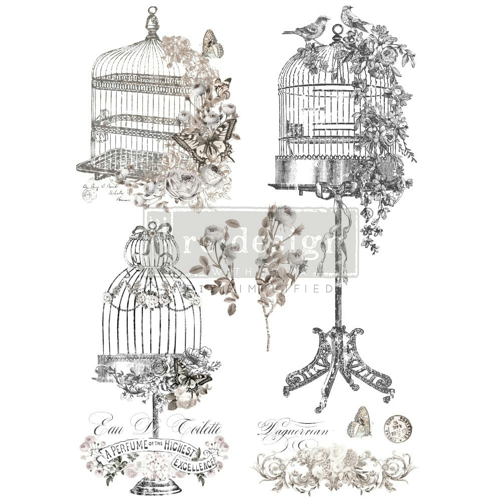 TRANSFERMOTIV -Re Design Décor Transfers - La Volière