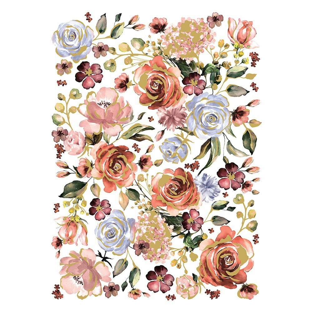 TRANSFERMOTIV - Re Design Décor Transfer - Rose & Rouge