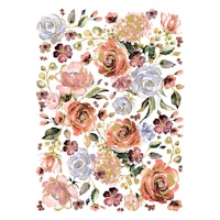 Re Design Décor Transfers® - Rose & Rouge ca 61x81cm