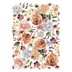 Re Design Décor Transfers® - Rose & Rouge ca 61x81cm