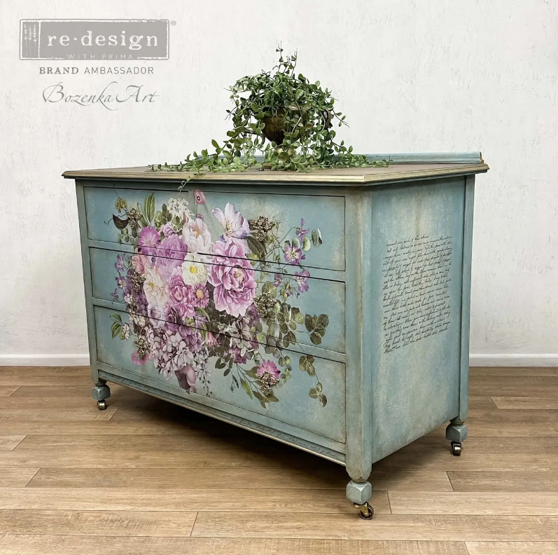 TRANSFERMOTIV - Re Design Décor Transfer - Kasha - Morning Purple