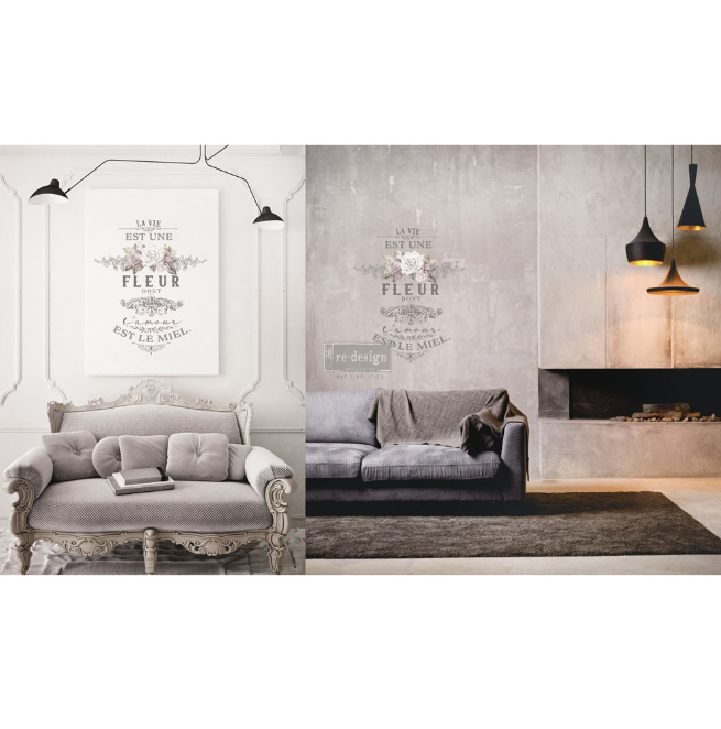 TRANSFERMOTIV - Re Design Décor Transfer - L’ Amour est le Miel