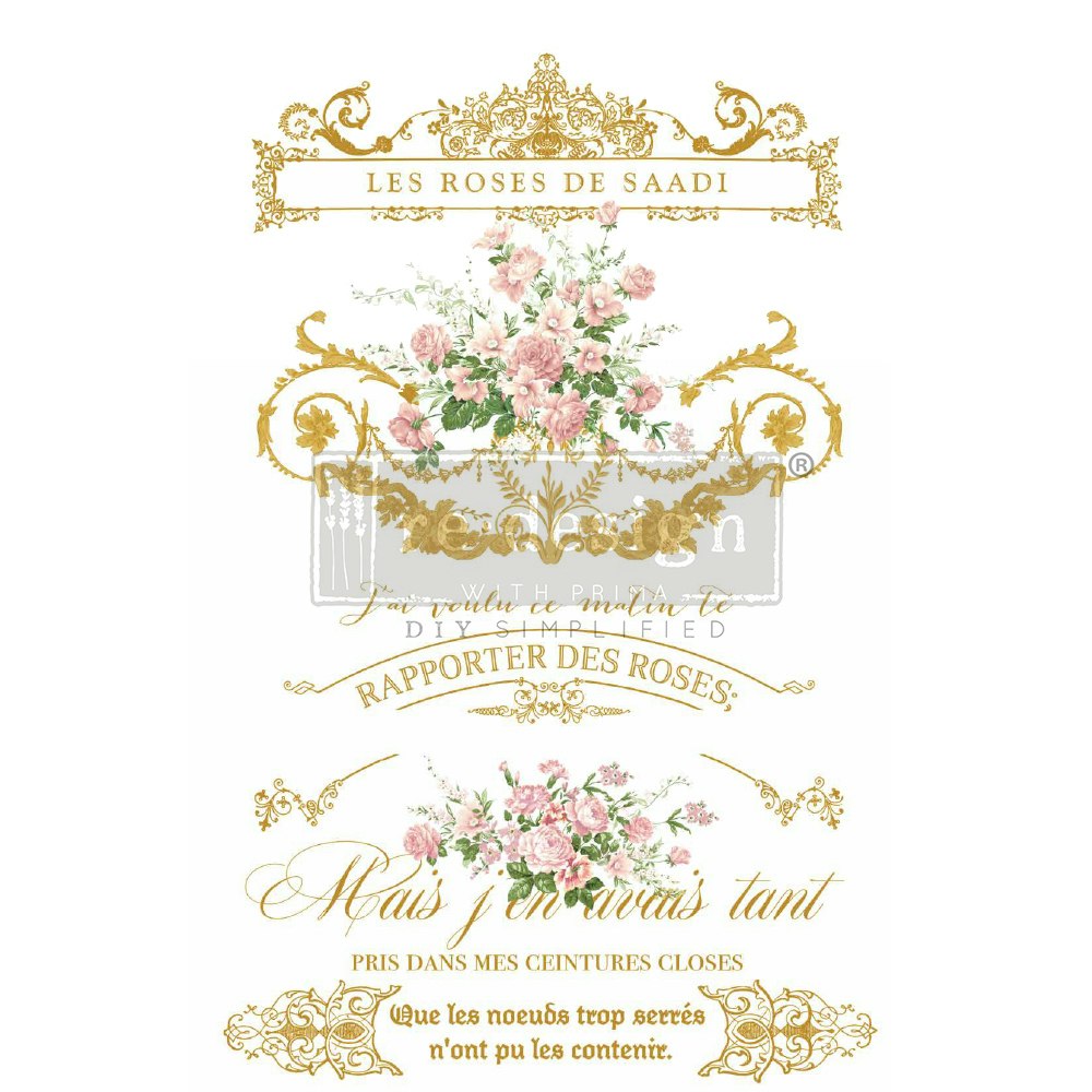 TRANSFERMOTIV - Design Décor Transfer - Les Roses 667214