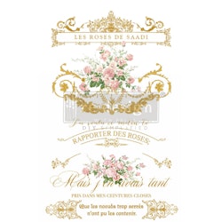 Design Décor Transfers® - Les Roses ca 61x89cm