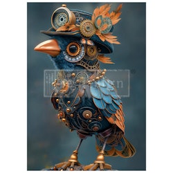 Re Design - A1 Decoupage Fiber Paper - Azure Aviator 59x84cm
