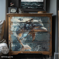 Re Design - A1 Decoupage Fiber Paper - Gearfin 59x84cm