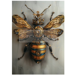 Re Design - A1 Decoupage Fiber Paper - Gearspring Honeybee 59x84cm