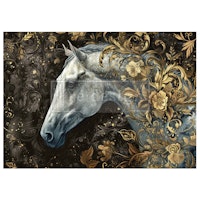 Re Design - A1 Decoupage Fiber Paper - Majestic Gallop 59x84cm